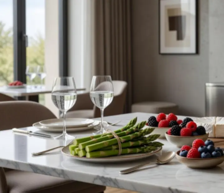 Letnie przystawki z sezonowych produktów w restauracji Vel Krago