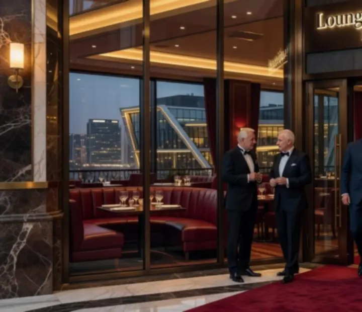 Elegancka sala restauracyjna przygotowana na wieczorne rezerwacje w Vel Krago